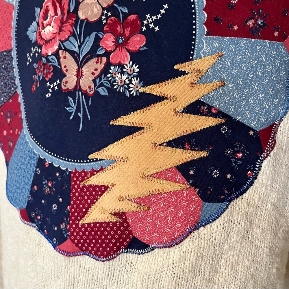 Grateful Mandala Dead Quilt Block Patchwork Steal… - image 4